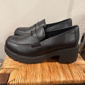 Torrid Black Platform Loafers